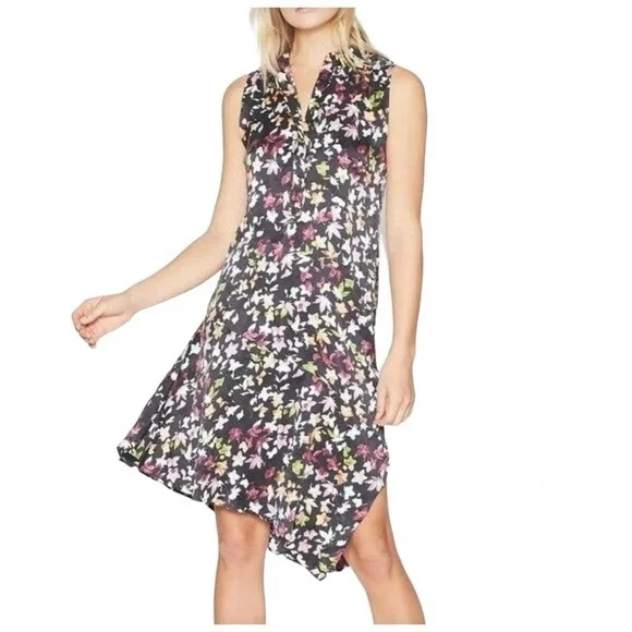 equipment sleeveless shirt dress The Shirt The Sleeveless Shirt Dress in Black at Nordstrom, Size Small